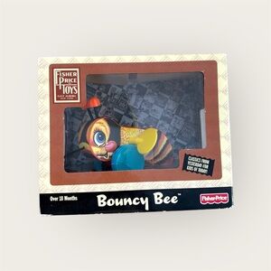 Fisher-Price Bouncy Bee Toy vintage toy in box
